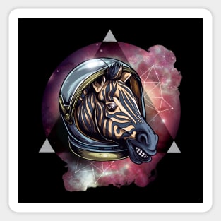 Cosmic Zebra Sticker